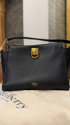 Mulberry Iris Black smooth leather handbag