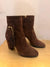 Tods brown suede boots 7/40