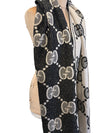 Gucci Jacquard Scarf in Box 2253C