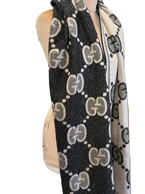 Gucci Jacquard Scarf in Box 2253C