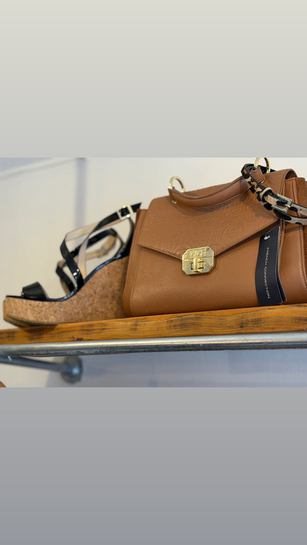 Biba tan leather bag