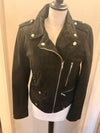 Each + Other black suede biker jacket 12