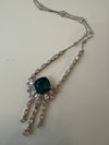 Swarovski Emerald Green Crystal Necklace