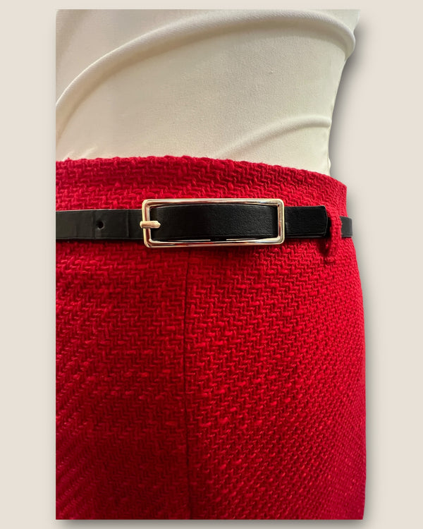 Karen Millen red long skirt size 8