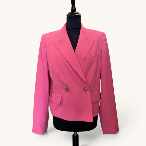 Dries Van Noten Pink Structured Jacket — Size 10