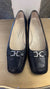 Ferragamo black leather pumps size6