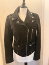 Each + Other black suede biker jacket 12