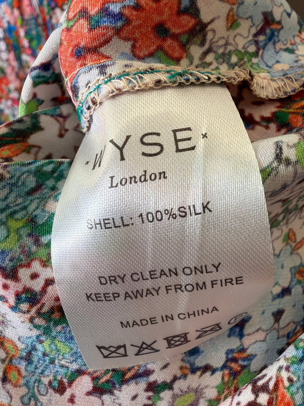 Wyse London Floral Silk Skirt – Size Medium