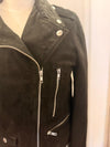 Each + Other black suede biker jacket 12