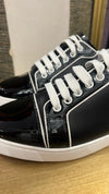 Louboutin black and white trainers 38.5