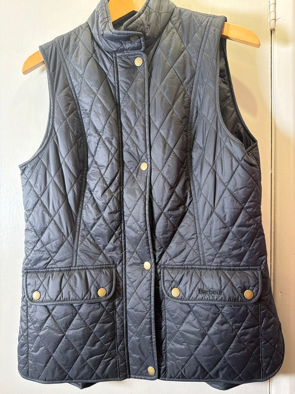 Barbour Gillet Black size 12
