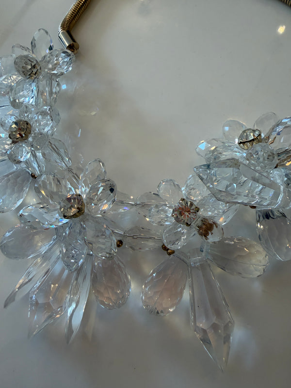 Coast statement petal necklace