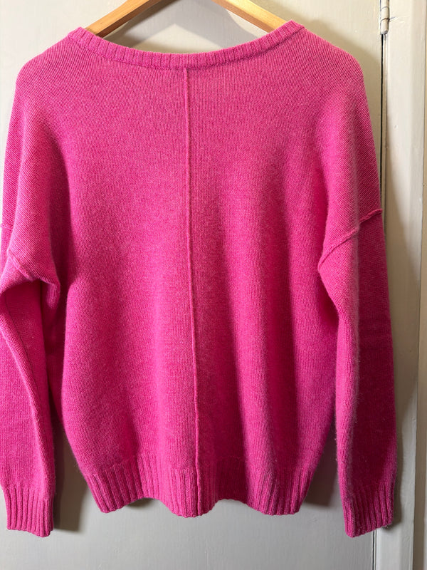 NRBY Cerise Cashmere knit size medium