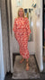 Pretty lavish pink/red dress size 10