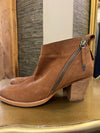 Dolce vita tan zip ankle boots size 8