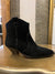 Mint Velvet Black suede ankle boots size 39