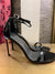 Stuart weitzman black patent heels 39