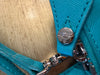 Vivienne Westwood turquoise wristlet- clutch