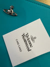Vivienne Westwood turquoise wristlet- clutch