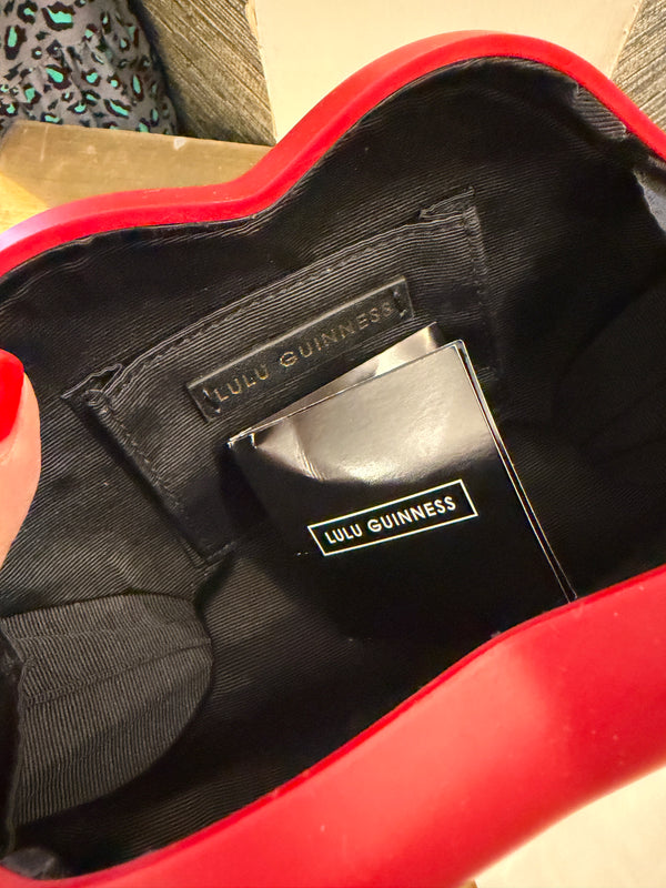 Lulu Guinness Matt Lips clutch