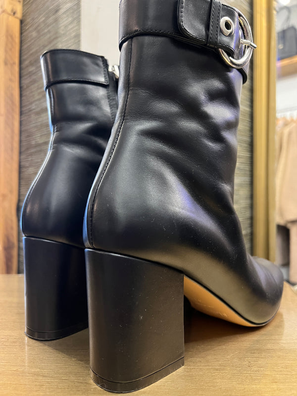 Mulberry Claudia buckle Black boots size 6