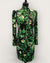 Marccain green floral dress Size 10