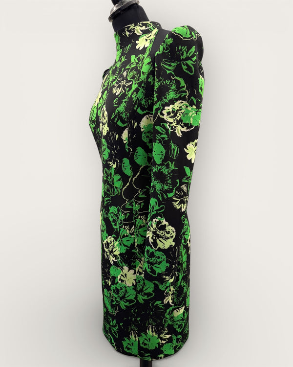 Marccain green floral dress Size 10