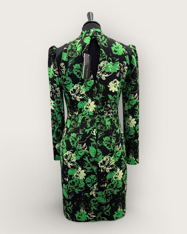 Marccain green floral dress Size 10