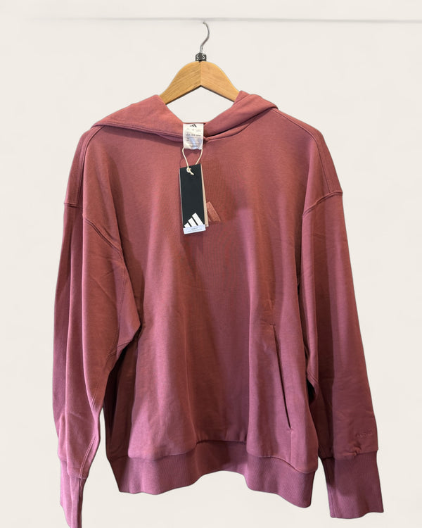 Adidas dusky pink hoody Size small