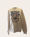 BOSS white sweatshirt size large