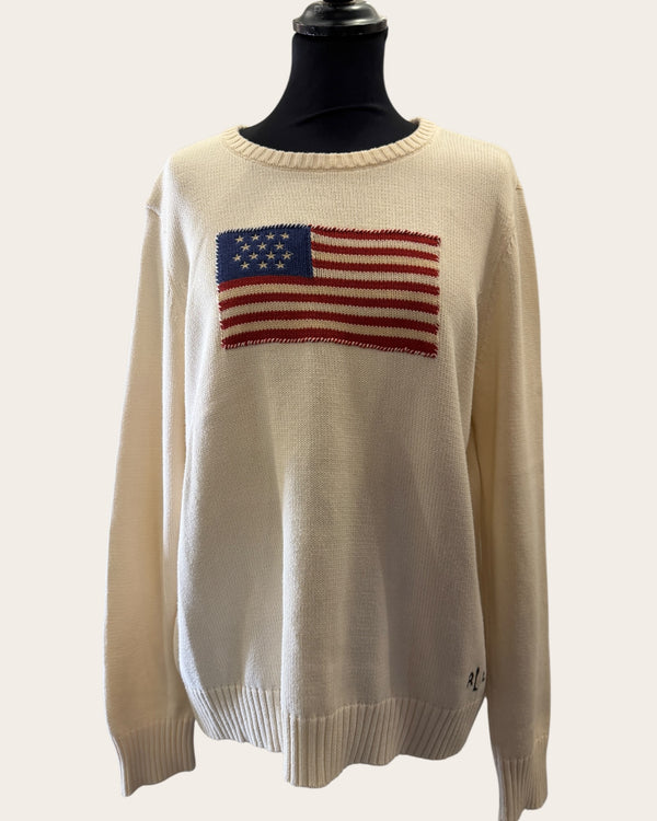 Ralph Lauren Cream knit jumper size XL