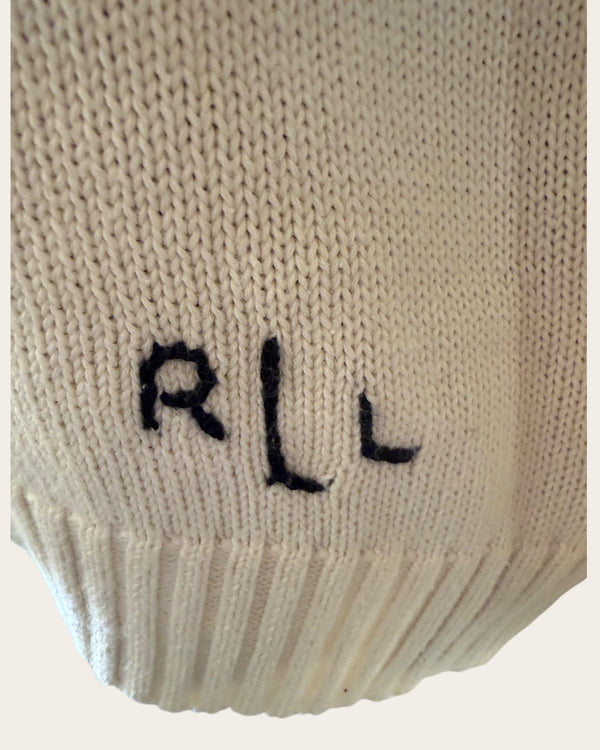 Ralph Lauren Cream knit jumper size XL