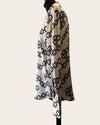 Mango white/navy shirt Size Large