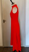 Karen Millen Red Midi Day Dress - Size 10