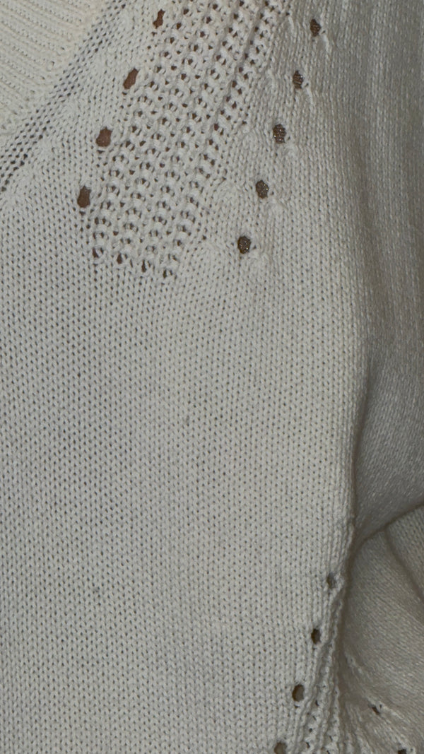 Soaked cream knit Size small