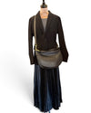 Nicole Farhi Black Linen-Mix Jacket, Size Small