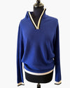 Golfino blue half zip size 12