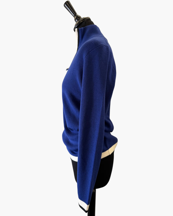 Golfino blue half zip size 12