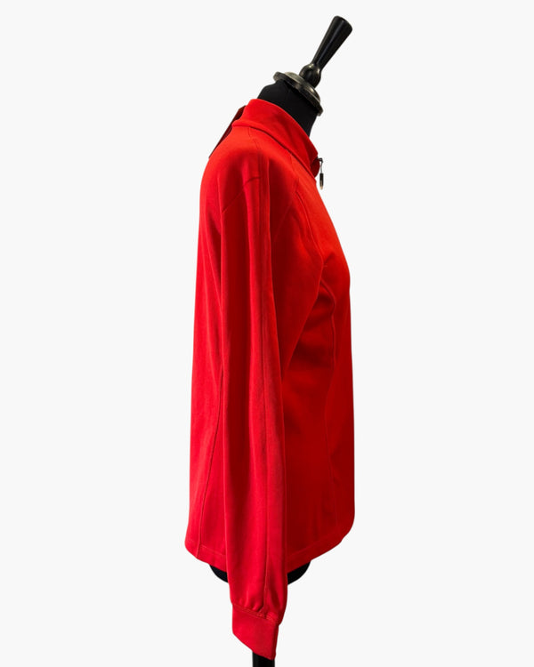 Odlo 3/4 zip red top Size Medium