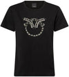 Pinko ‘love birds’ Black T-shirt size small