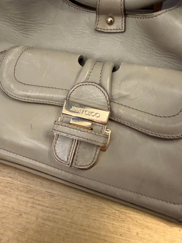 Jimmy Choo Stone leather tote vintage handbag