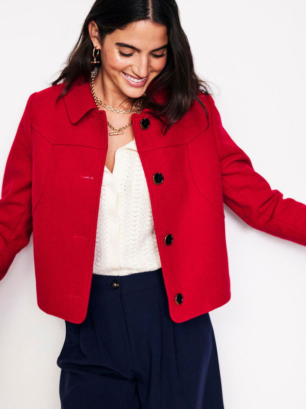 Boden pink jacket size 12