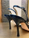 Jimmy choo Blue Metallic sandals size 38/5
