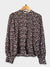 Levis black floral blouse size small
