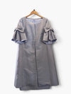 Carla Ruiz Silver Occasion Dress Size 12