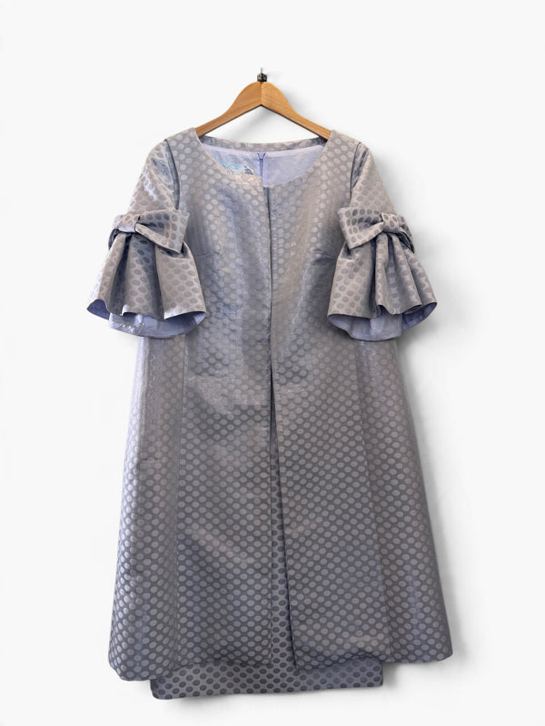Carla Ruiz Silver Occasion Dress Size 12