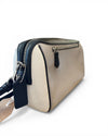 Coach across the body cream/black body handbag