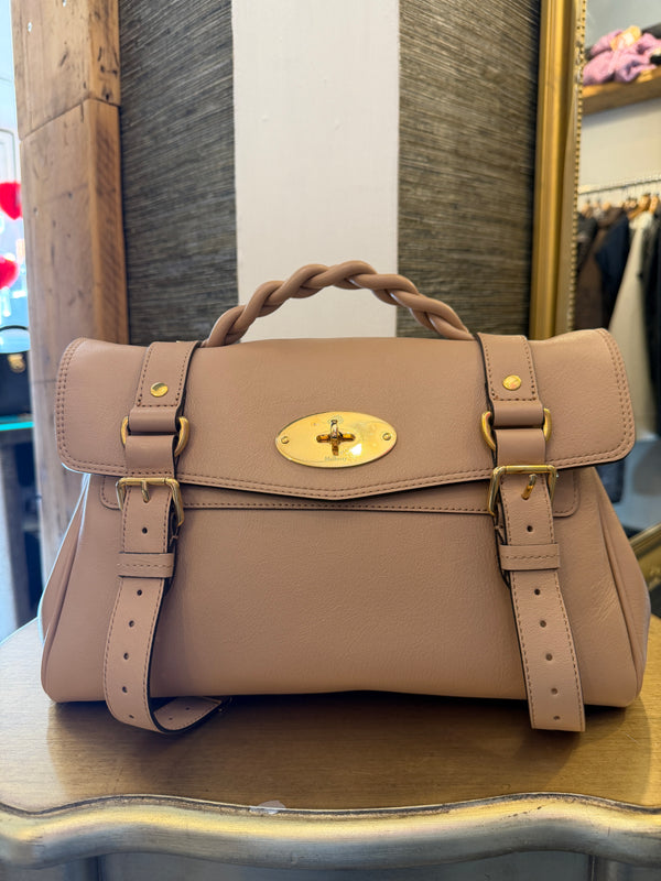 Mulberry Alexa leather handbag in Maple