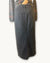 Seen Worn Kept soft black denim skirt size 10