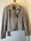 S.E.T stone leather jacket Size 10